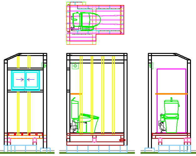 実家トイレ　床拡張　改正